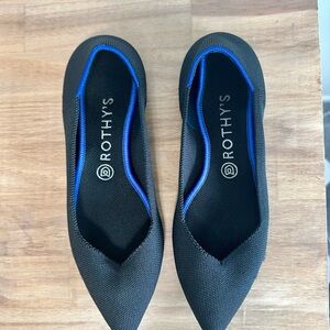 Rothy's Women's Black Point Flats